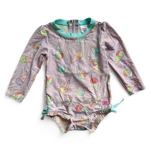 Ruffle Butts Snow Cone Rashguard Swimsuit 2T Summer Playful